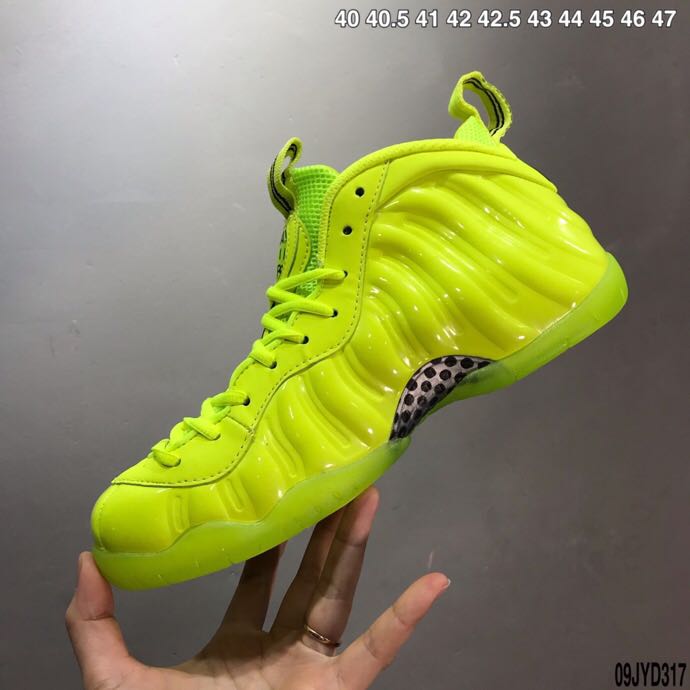 2020 Men Nike Air Foamposite I Fluorscent Green Shoes